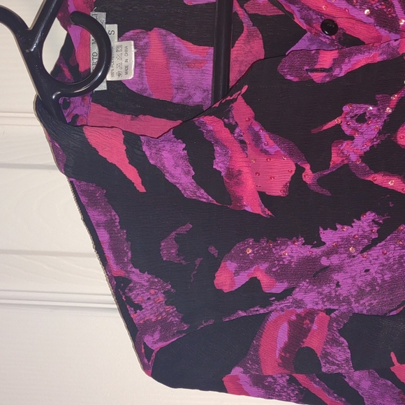 Pristine Alberto Makali multi-colored blouse size small! - Picture 3 of 7